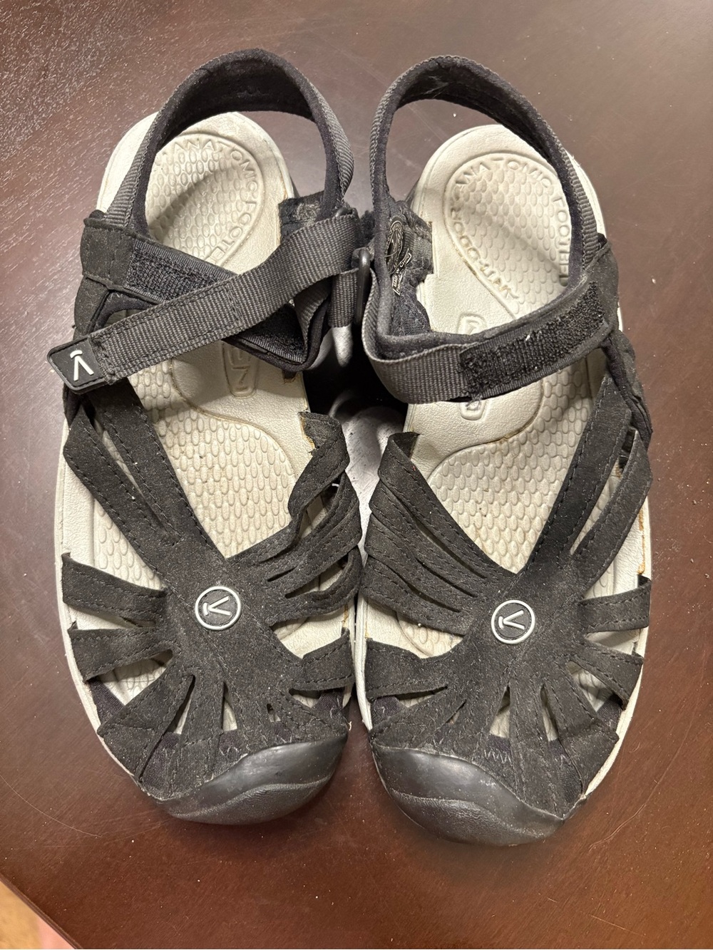 Keen Black and Light Gray Women's Strappy Outdoor Sandals